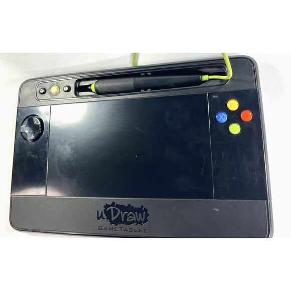 uDraw Xbox 360 Black Game Drawing Tablet #0100029 Only Tested Works - Picture 5 of 12